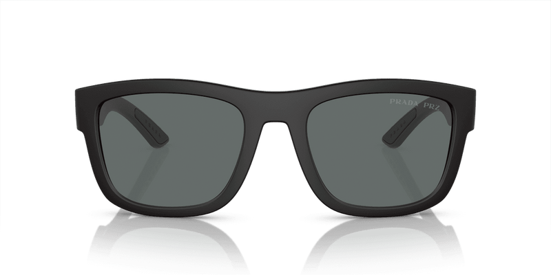 Prada Linea Rossa PS 01ZS in Black Rubber / Dark Grey Polar (DG002G) - Alternate View