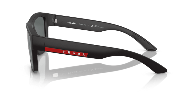 Prada Linea Rossa PS 01ZS in Black Rubber / Dark Grey Polar (DG002G) - Alternate View