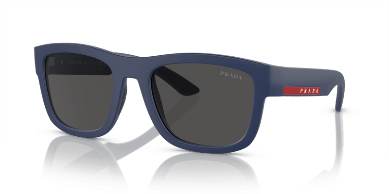 Prada Linea Rossa PS 01ZS in Blue Rubber / Dark Grey (TFY06F) - Alternate View
