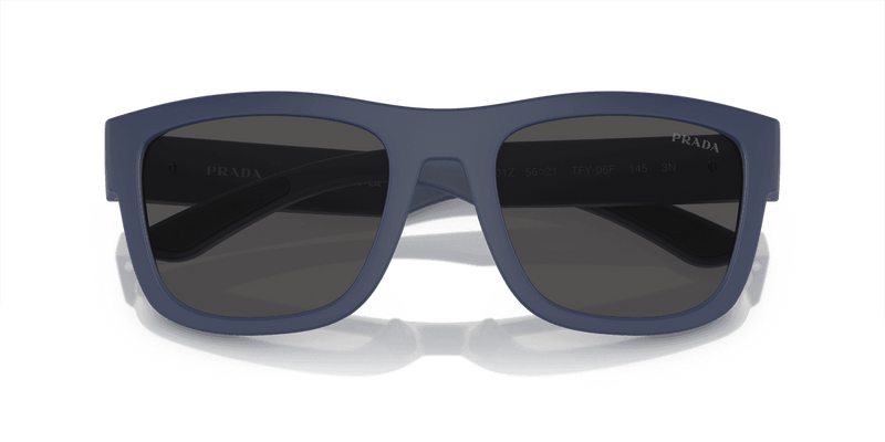 Prada Linea Rossa PS 01ZS in Blue Rubber / Dark Grey (TFY06F) - Alternate View