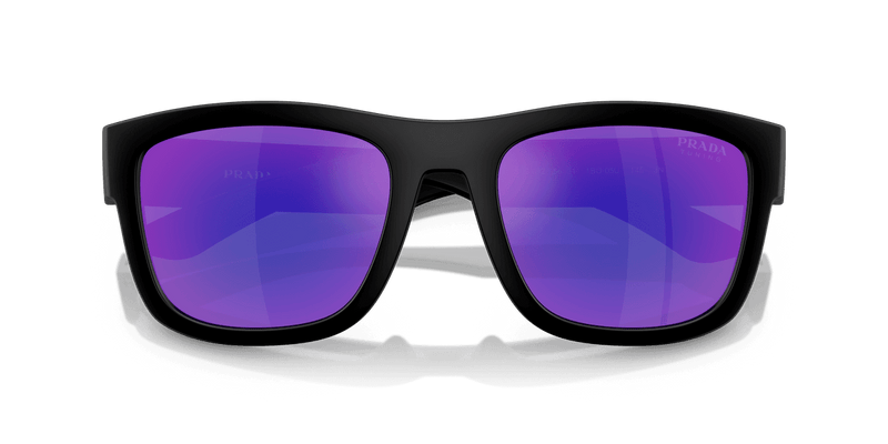 Prada Linea Rossa PS 01ZS in Matte Black / Dark Blue Mirror Violet (1BO05U) - Alternate View