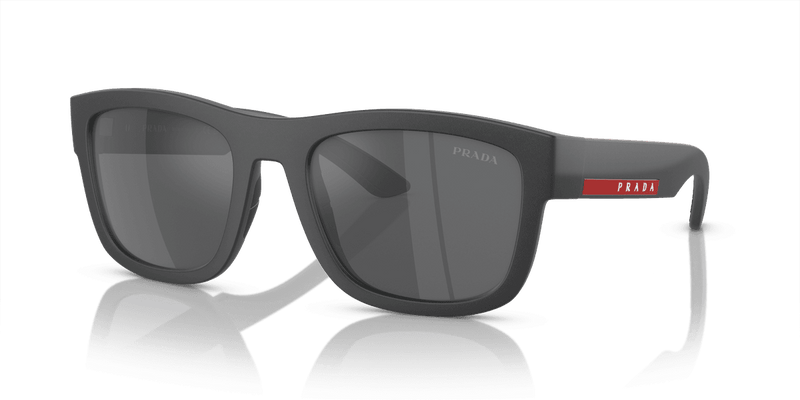 Prada Linea Rossa PS 01ZS in Matte Grey Metal / Grey Mirror Silver (15P60A) - Alternate View