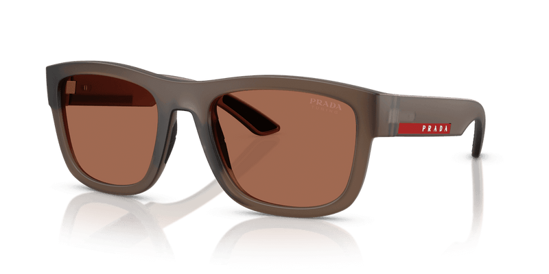 Prada Linea Rossa PS 01ZS in Transparent Brown / Brown Tuning (29F50A) - Alternate View