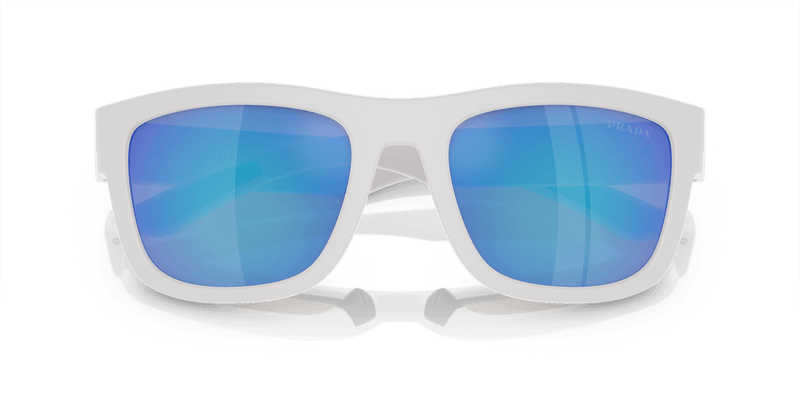 Prada Linea Rossa PS 01ZS in White Rubber / Light Green Mirror Blue (TWK08R) - Alternate View