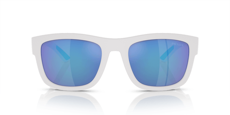 Prada Linea Rossa PS 01ZS in White Rubber / Light Green Mirror Blue (TWK08R) - Alternate View