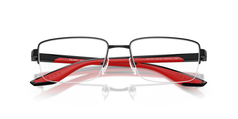 Prada Linea Rossa PS 51SV in Black (1AB1O1) - Side View