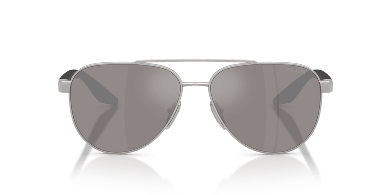 Prada Linea Rossa PS A52S in Matte Grey / Purple Brown Mirror Silver (18X80I) - Alternate View