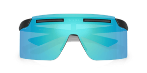 Matte Black / Light Green Mirror Blue (1BO08R)