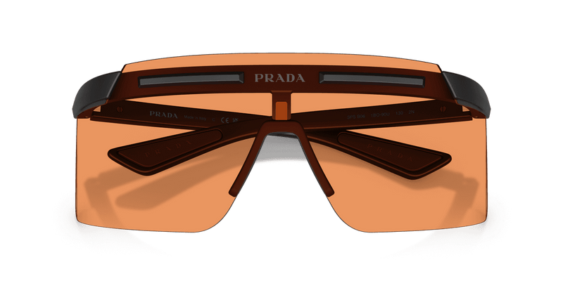 Prada Linea Rossa PS B06S in Matte Black / Orange (1BO90U) - Alternate View