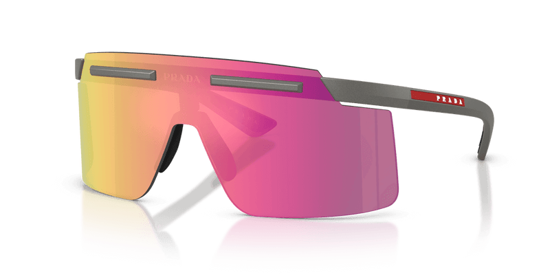 Prada Linea Rossa PS B06S in Metal Grey / Violet Mirror Pink (16X20A) - Front View