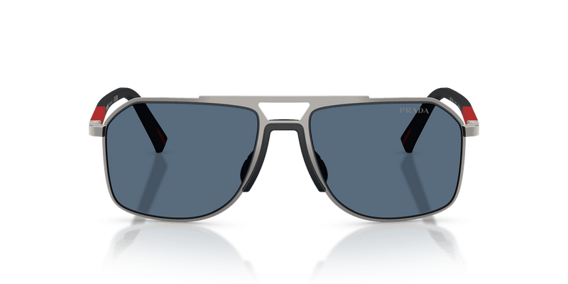 Prada Linea Rossa PS B51S in Gunmetal / Dark Blue (5AV06A) - Alternate View