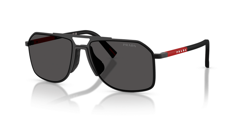 Prada Linea Rossa PS B51S in Matte Black / Dark Grey (1BO06F) - Alternate View