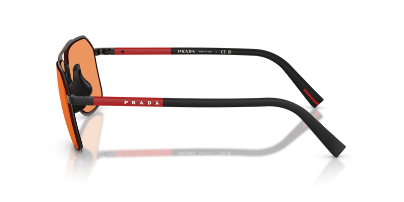 Prada Linea Rossa PS B51S in Matte Black / Orange (1BO90U) - Alternate View