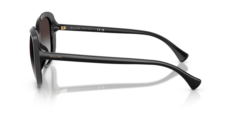 Ralph RA5335U in Shiny Black / Gradient Grey (50018G) - Temple Detail