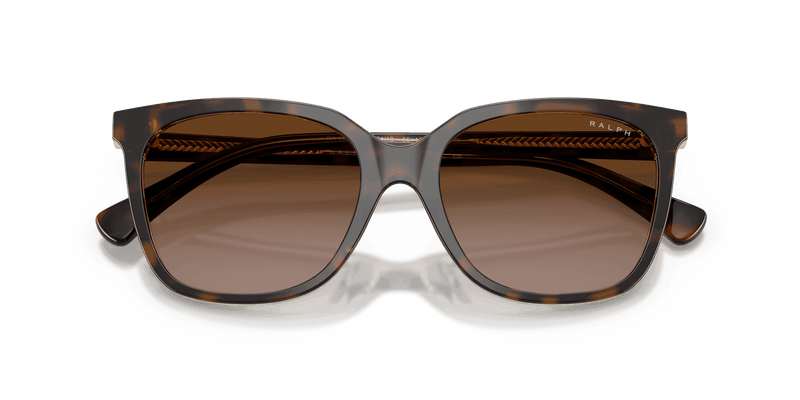 Ralph RA5343U in Dark Havana On Transparent / Gradient Brown (629413) - Side View