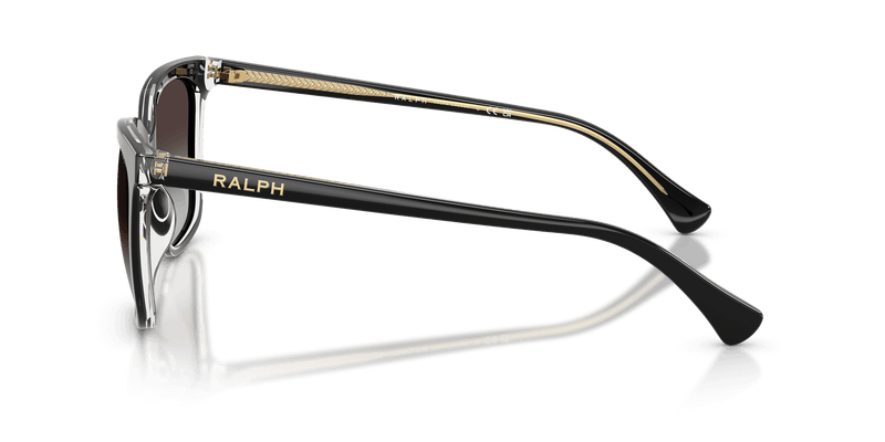 Ralph RA5343U in Shiny Black On Transparent / Grey Gradient (62978G) - Alternate View