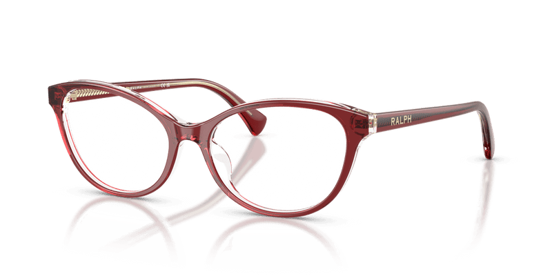 Ralph RA7186U in Transparent Dark Burgundy (5920) - Front View