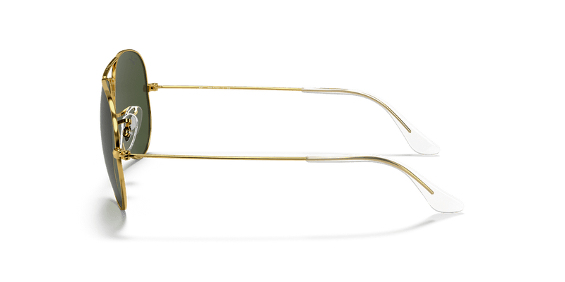 Ray-Ban AVIATOR LARGE METAL RB3025 in Gold / Green Classic G-15 - Alternate View