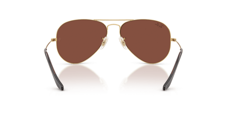 Ray-Ban AVIATOR LARGE METAL RB3025 in Arista Gold / Red - Alternate View