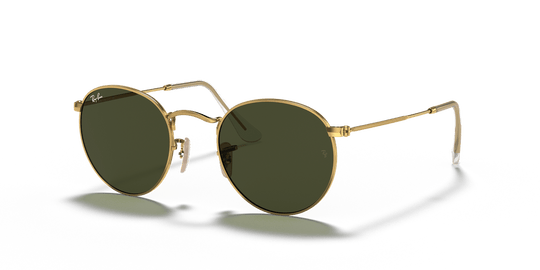 Ray-Ban ROUND METAL RB3447 - Arista Gold / G-15 Green