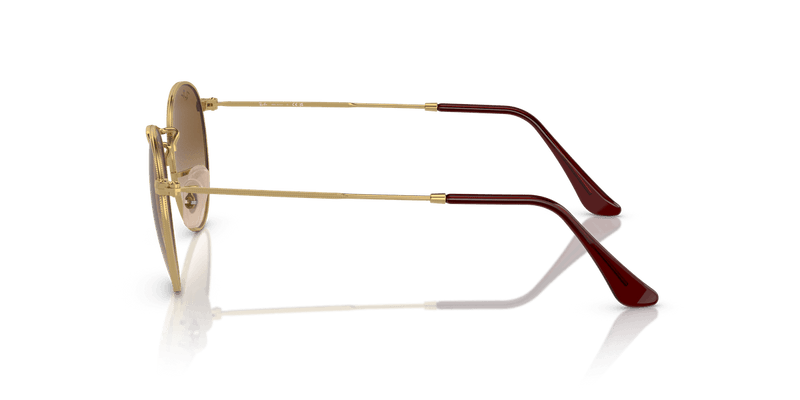 Ray-Ban ROUND METAL RB3447 in Gold / Brown (001/51) - Alternate View