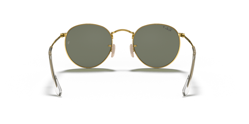 Ray-Ban ROUND METAL RB3447 in Arista Gold / G-15 Green Polarized - Alternate View