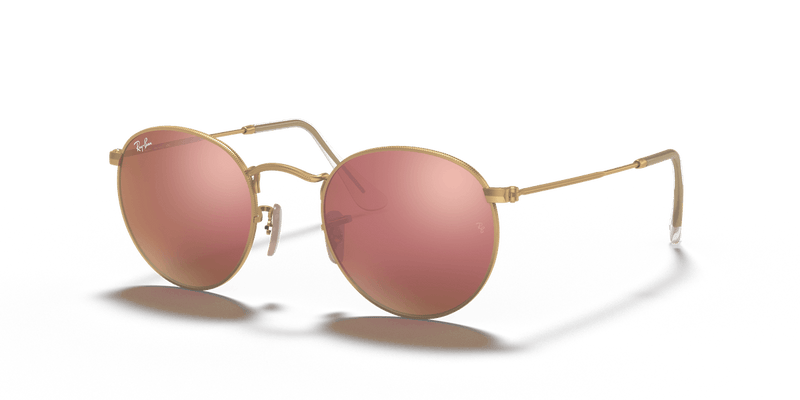 Ray-Ban ROUND METAL RB3447 in Gold / Brown (112/Z2) - Alternate View