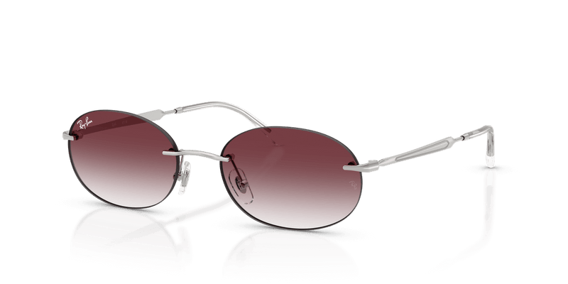 Ray-Ban RB3767 in Silver / Clear Gradient Dark Violet - Alternate View