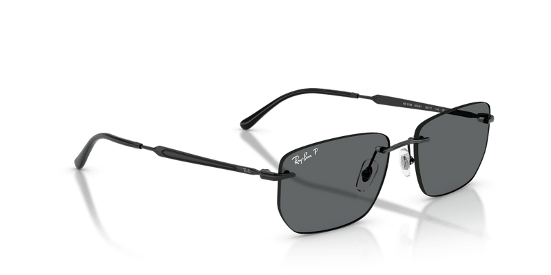 Ray-Ban RB3768 in Black / Dark Grey Polarized - Alternate View