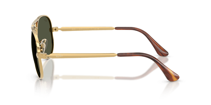Ray-Ban AVIATOR MAX RB3925 in Arista Gold / Green - Side View