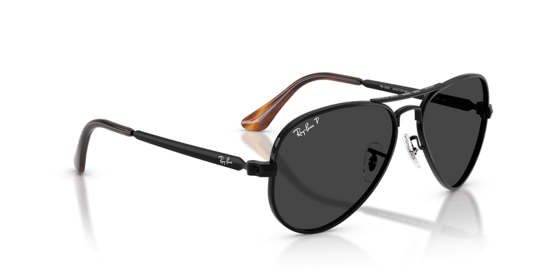 Ray-Ban AVIATOR MAX RB3925 in Black / Black Polarized - Alternate View