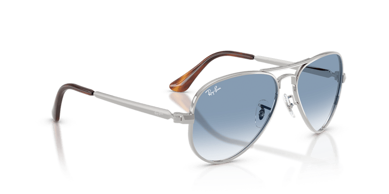 Ray-Ban AVIATOR MAX RB3925 in Silver / Clear Gradient Blue - Alternate View