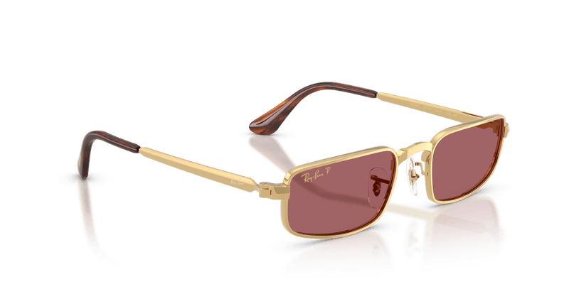 Ray-Ban RB3927 in Arista Gold / Purple Polarized - Alternate View