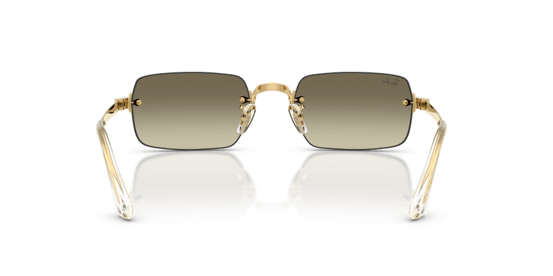 Ray-Ban RB3928 in Arista Gold / Brown Mirror Gold Gradient - Back View