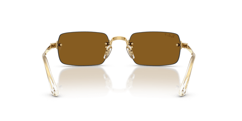 Ray-Ban RB3928 in Arista Gold / Dark Brown Polarized - Alternate View