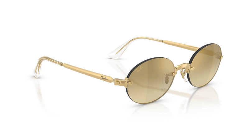 Ray-Ban RB3929 in Arista Gold / Brown Mirror Gold Gradient - Temple Detail