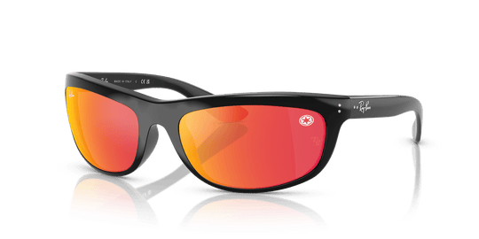 Ray-Ban BALORAMA RB4089 - Black / Grey Mirror Red