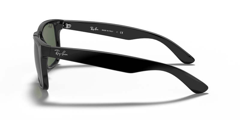 Ray-Ban JUSTIN RB4165 in Black / Dark Green - Alternate View