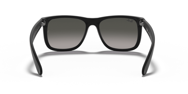 Ray-Ban JUSTIN RB4165 in Rubber Black / Dark Grey - Back View