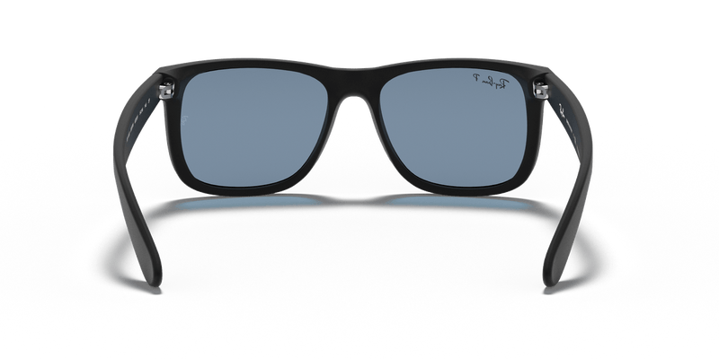 Ray-Ban JUSTIN RB4165 in Rubber Black / Dark Blue Polarized - Alternate View