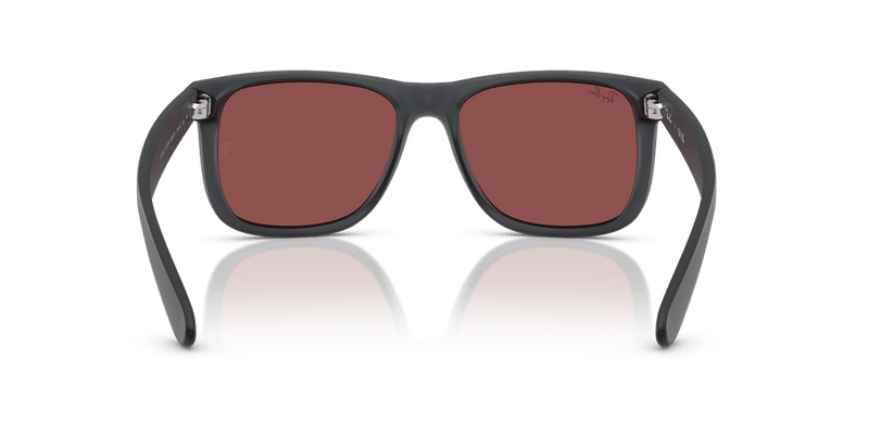 Ray-Ban JUSTIN RB4165 in Opal Grey / Dark Violet - Alternate View