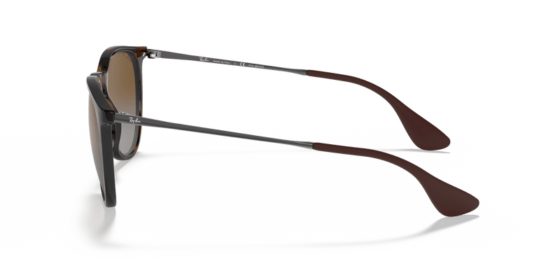 Ray-Ban ERIKA RB4171 in Light Havana / Brown Polarized - Side View