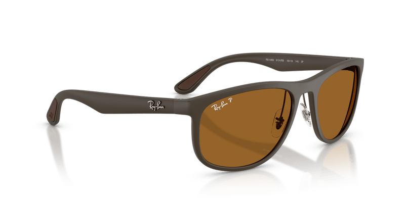 Ray-Ban RB4468 in Sand Brown / Polarized Ultra Lenses Bronze - Temple Detail