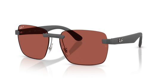 Ray-Ban RB4470CH - Sand Grey / Polarized Ultra Lenses Red