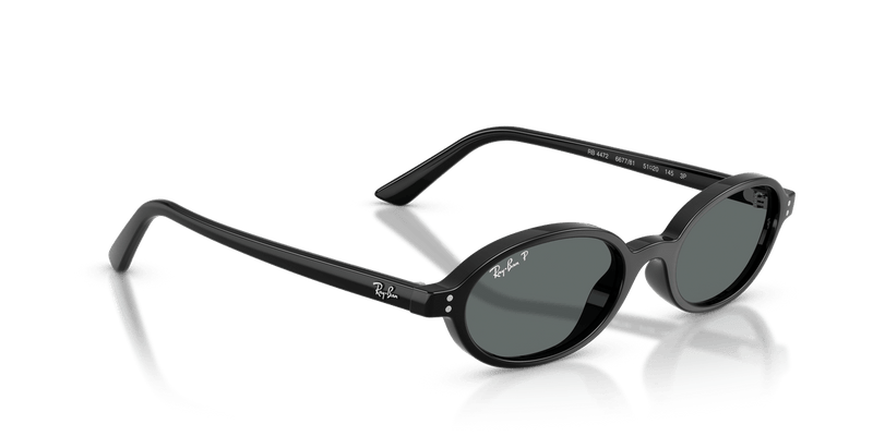 Ray-Ban RB4472 in Black / Dark Grey Polarized - Alternate View