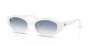White / Clear Gradient Light Blue