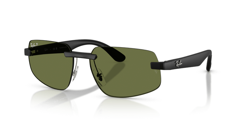 Ray-Ban RB4475CH in Sand Black / Polarized Ultra Lenses Green - Alternate View