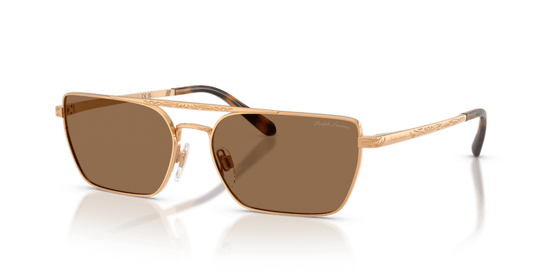 Ralph Lauren RL7092 in Shiny Antique Gold / Light Brown (915373) - Alternate View