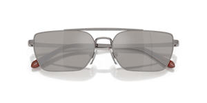 Shiny Gunmetal / Light Gray Mirror Silver (90026G)