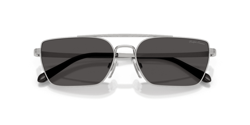 Ralph Lauren RL7092 in Shiny Silver / Dark Grey (900187) - Side View